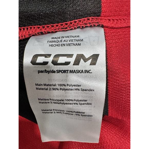 NWT!-CCM OHL Ottawa 67‘s Authentic Jersey Size 54 Red & White - Picture 6 of 9